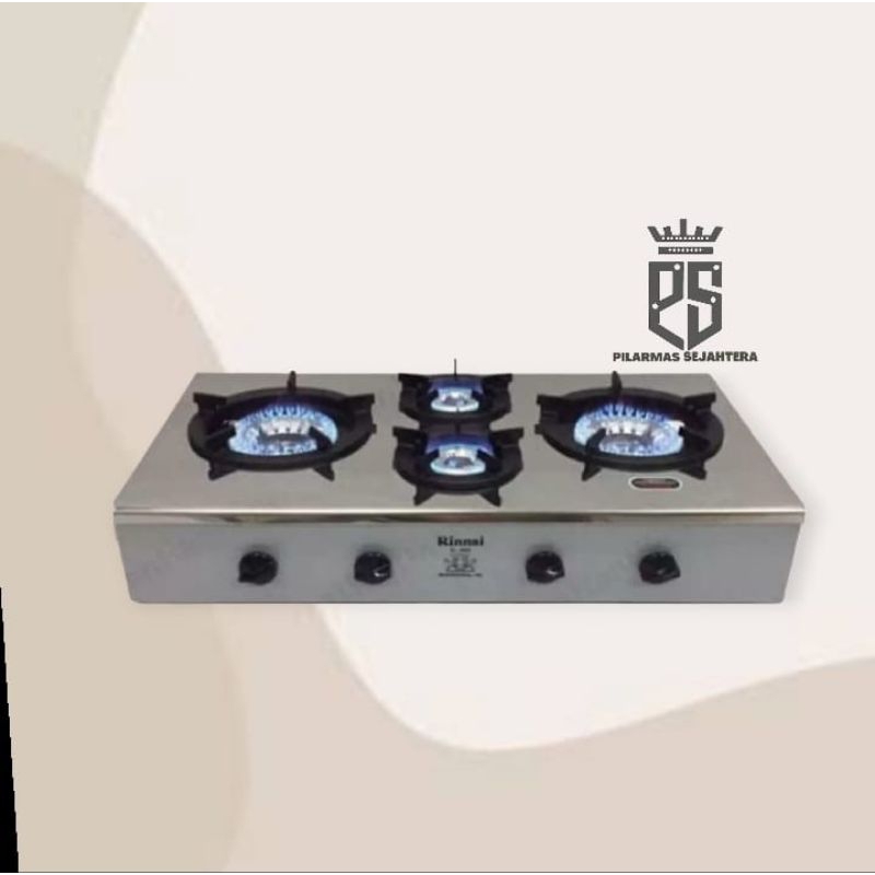 Jual kompor rinnai RI4RSPN RINNAI 4 Tungku RI 4 RSPN Rinnai gas stove 4 ...
