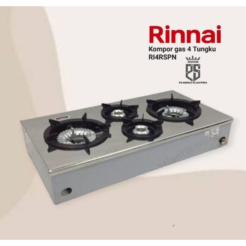 Jual kompor rinnai RI4RSPN RINNAI 4 Tungku RI 4 RSPN Rinnai gas stove 4 ...