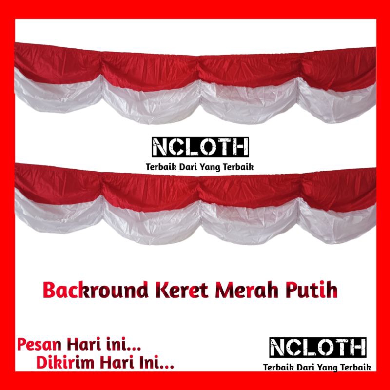 Jual Bendera Backround Panjang Karet Untuk Rumah Bangunan HUT Kemerdekaan Indonesia Shopee