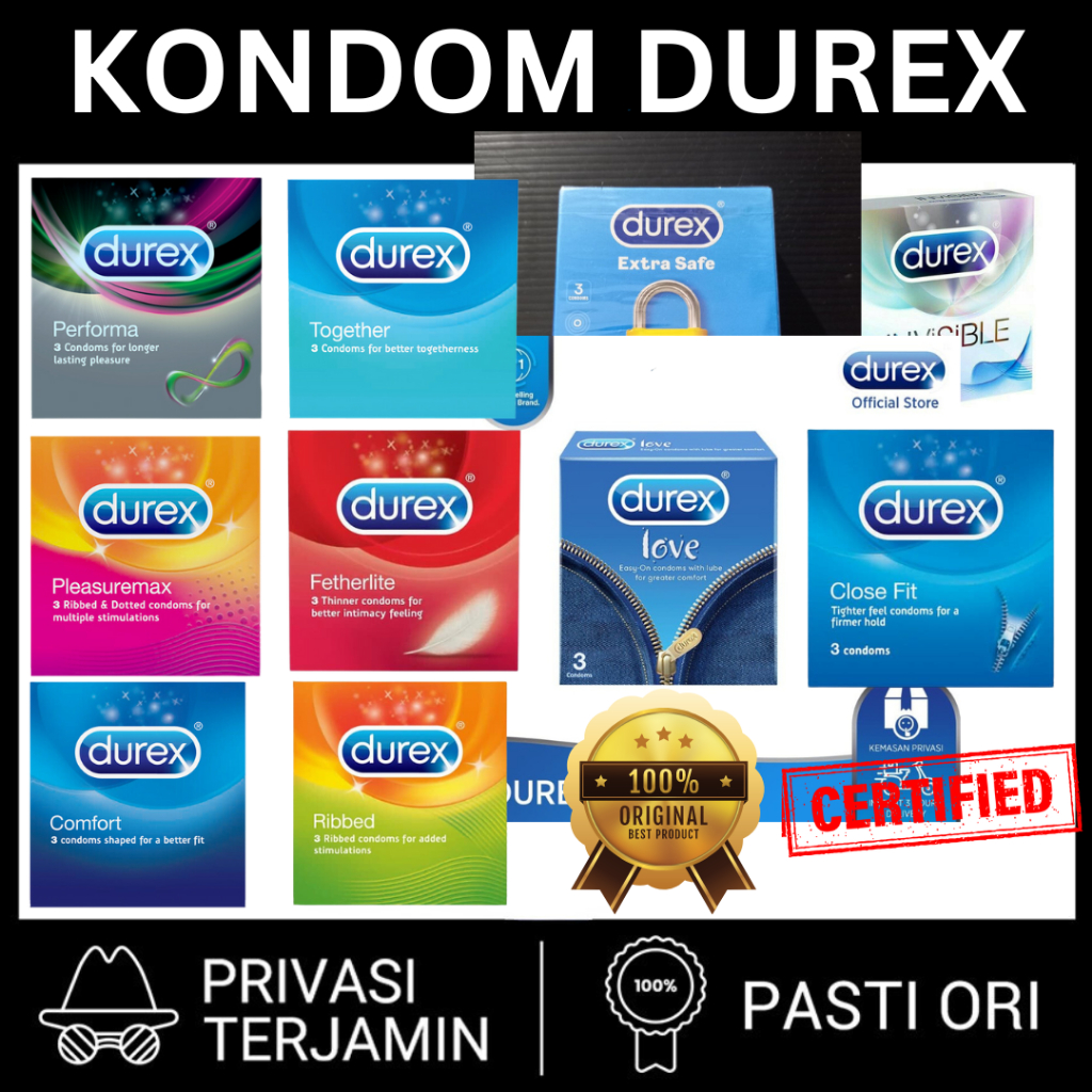 Jual PRIVASI TERJAMIN!!!! Kondom Durex: Keamanan, Kenyamanan, dan ...