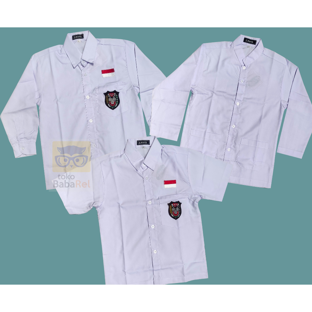 Jual BAJU SERAGAM SEKOLAH SD PUTIH LENGAN PENDEK & PANJANG | Shopee ...