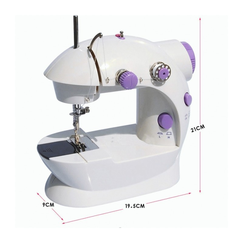Jual MESIN JAHIT MINI PORTABLE SEWING MACHINE SM-202A | Shopee Indonesia