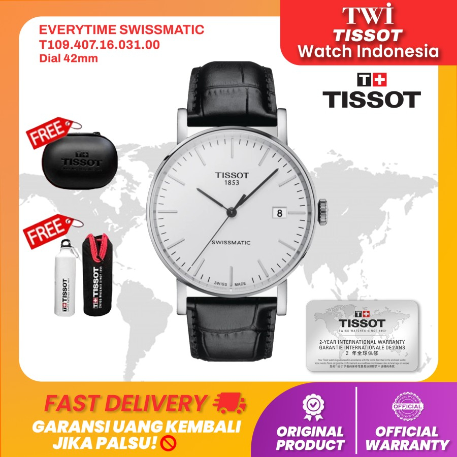 Jam Tangan Pria Tissot T109.407.16.031.00 Everytime Swissmatic