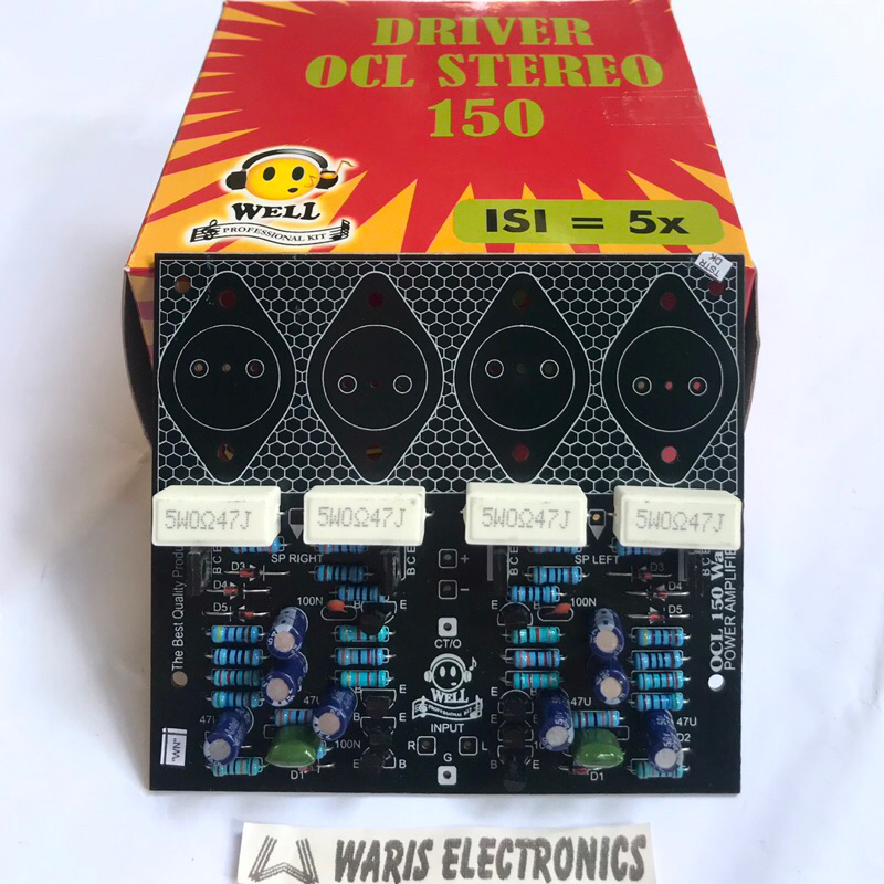 Jual Driver Power Amplifier OCL 150W STEREO Well | Shopee Indonesia