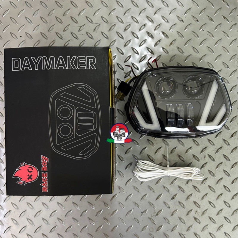 Jual Headlamp LED Daymaker Race Boy Raceboy Model HD Corse Vespa Sprint ...