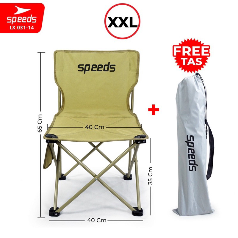 Jual SPEEDS Kursi Lipat Kusi Bulat Camping Moon Folding Chair Mancing ...