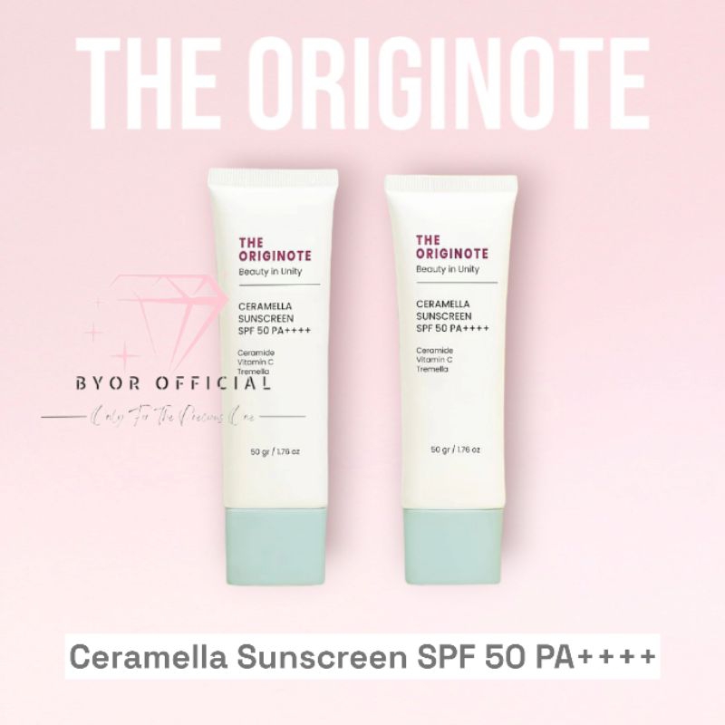 Jual THR ORIGINOTE Ceramella Sunscreen SPF 50 PA++++ BPOM ORIGINAL ...