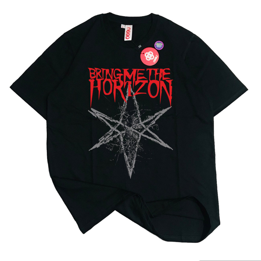T-shirt Uomo Bring Me The Horizon, Cotone, Manica Corta, Nera