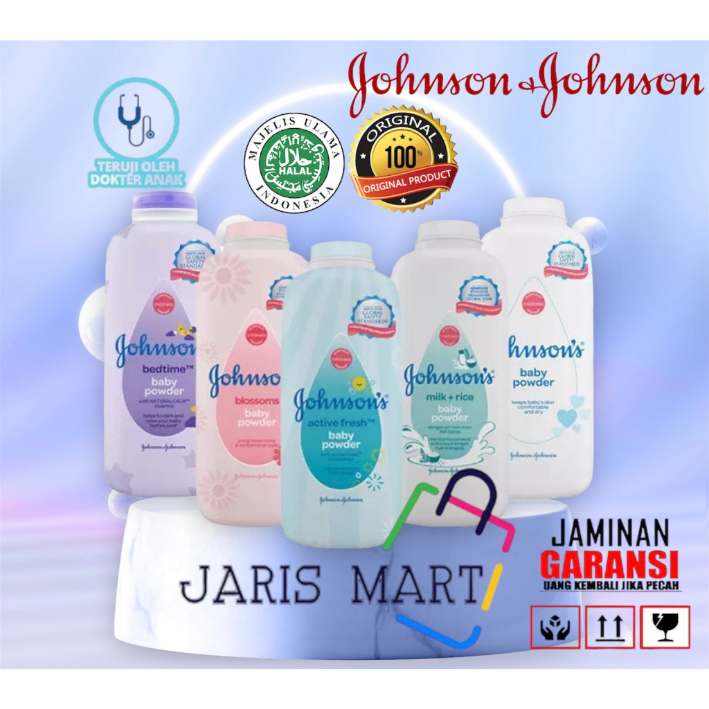 Jual Johnson's Baby Powder Bedak Tabur Bayi Johnsons Blossom, Bedtime ...