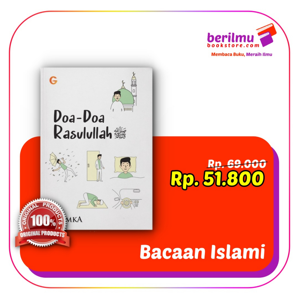 Jual Buku Doa-Doa Rasulullah saw - GIP | 100% Buku Original | Full ...