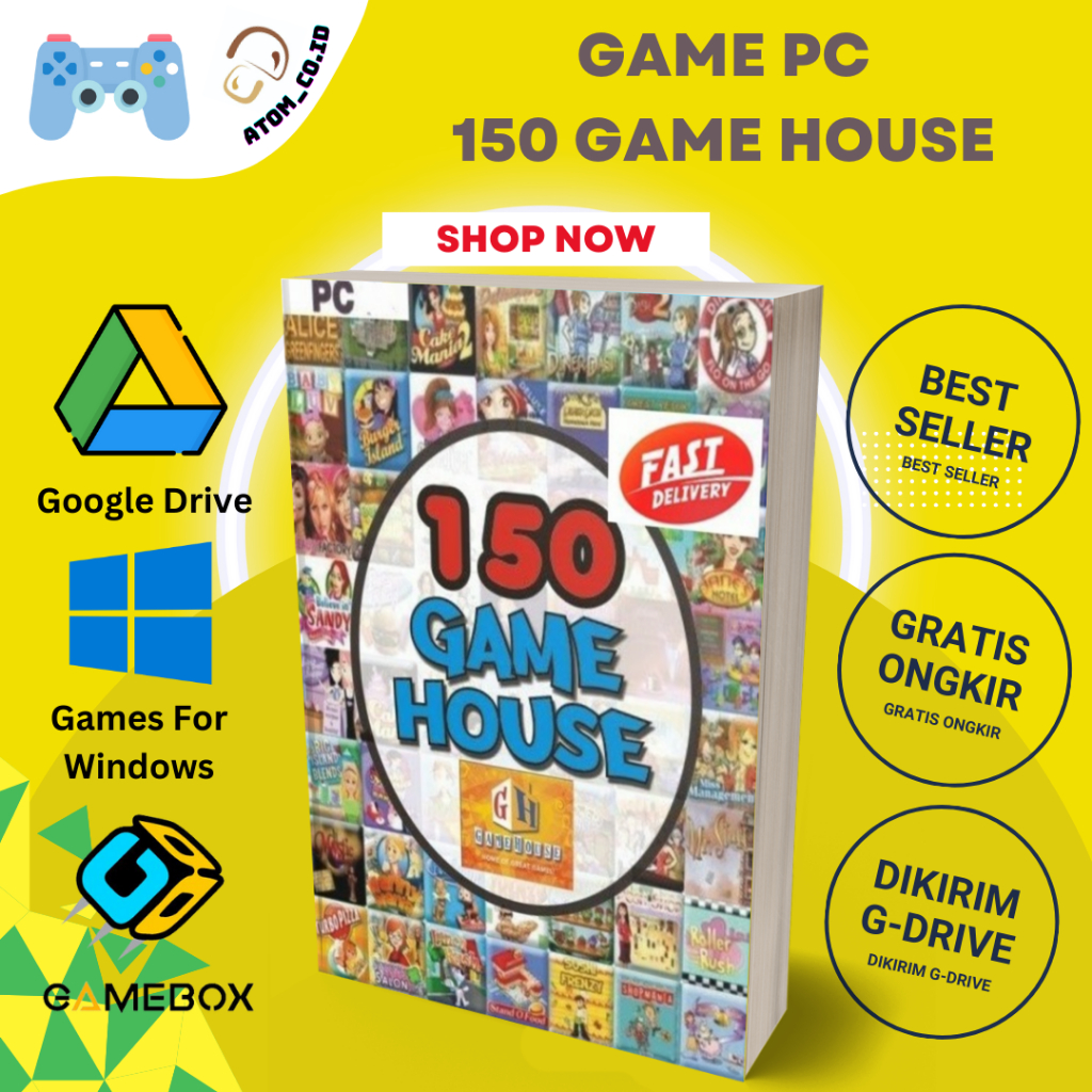 Jual 150 Game House PC Collection for PC Full Version Shopee Indonesia