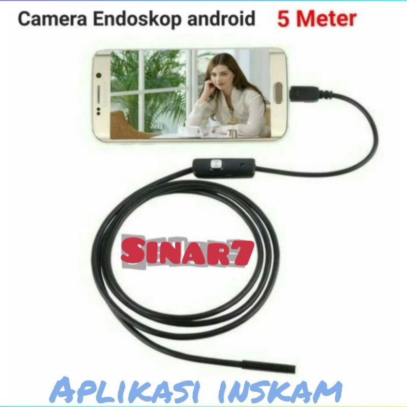 Jual Endoskop Kamera Panjang Kabel Meter Micro Sd Type C Shopee Indonesia