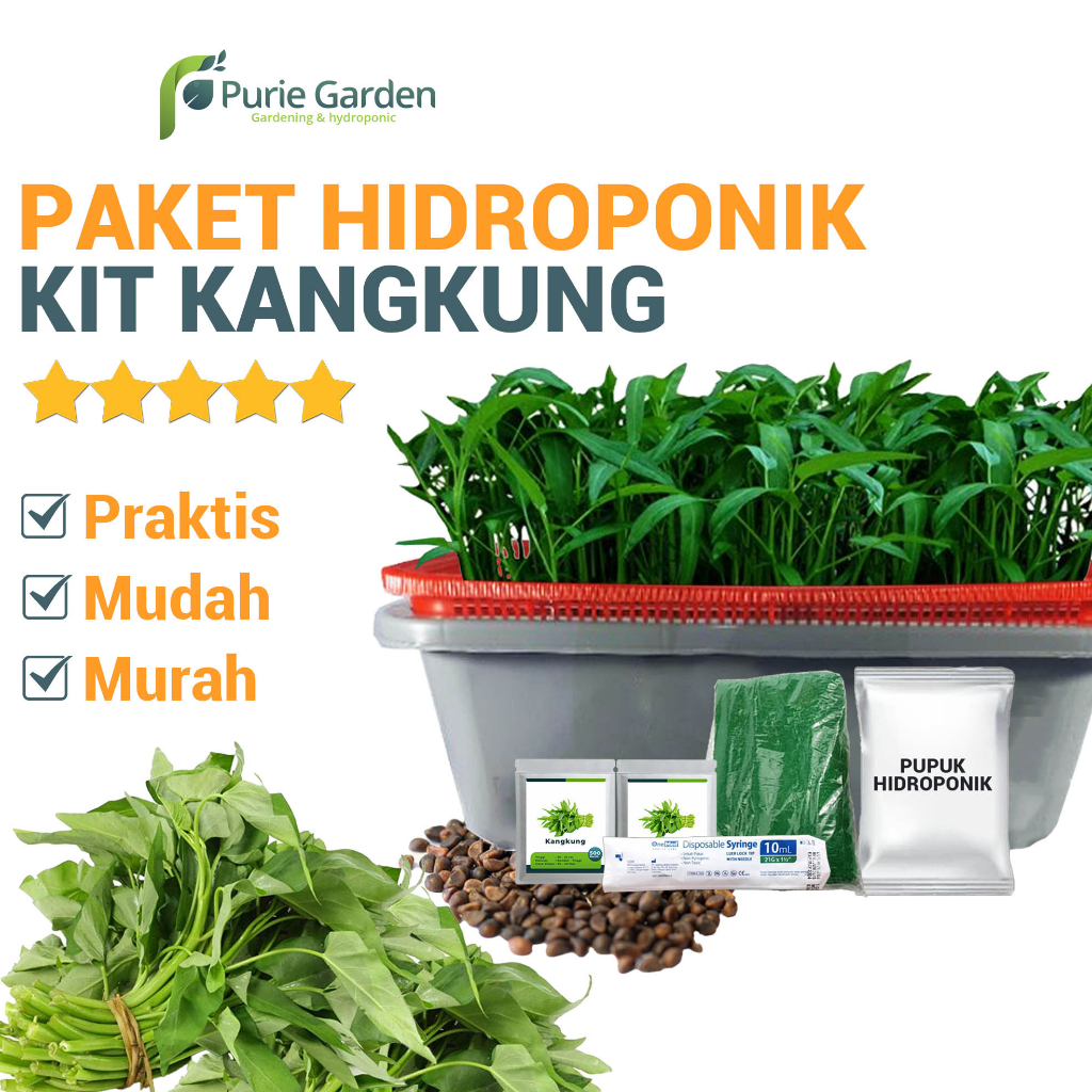 Jual Paket Kit Kangkung Hidroponik | Shopee Indonesia