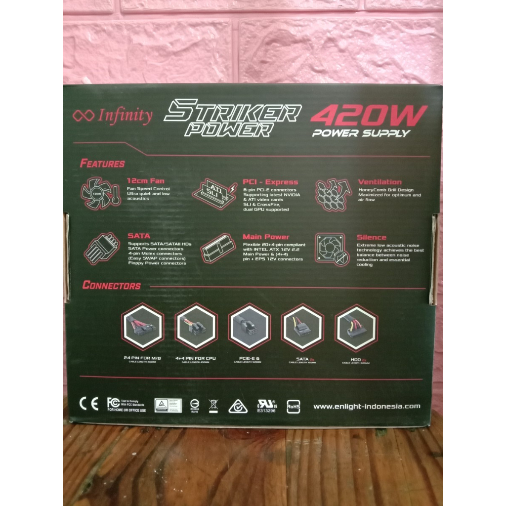 Jual Power supply Infinity 420W | Shopee Indonesia