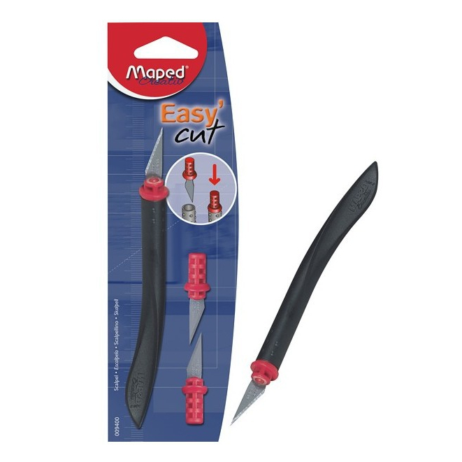 Jual MAPED - CUTTER / PISAU KECIL / SCALPEL EASY CUT BLISTER 009400 ...