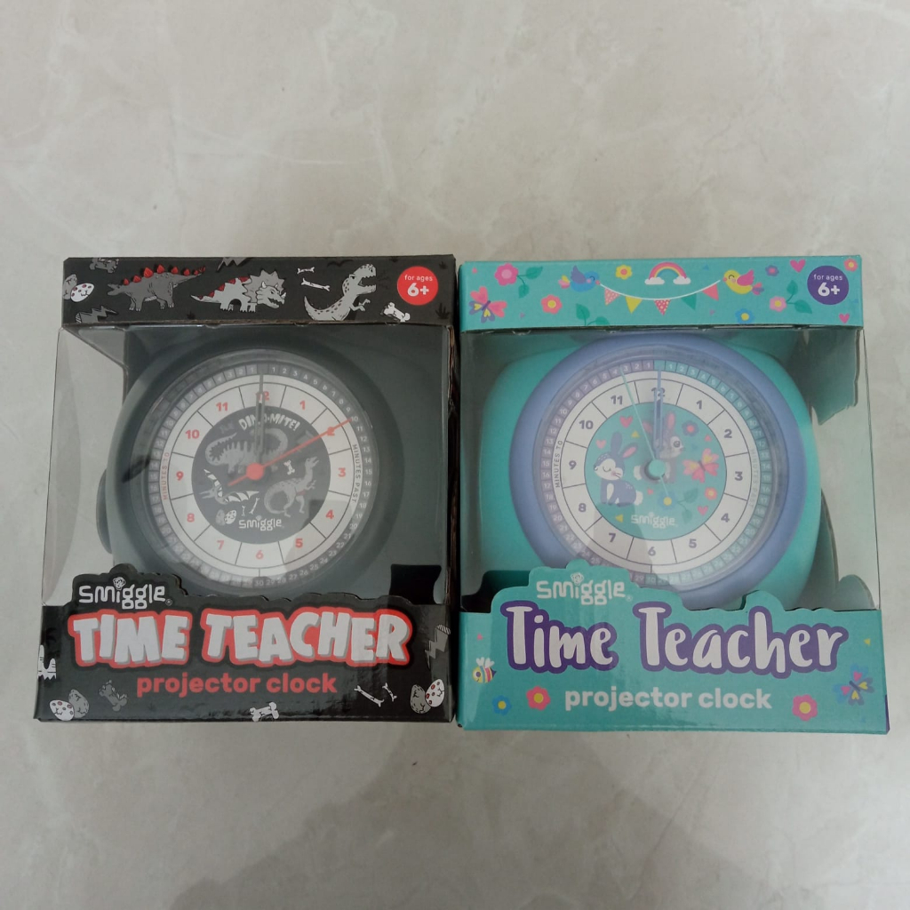 Jual SMIGGLE ANIMALIA JUNIOR TIME TEACHER PROJECTOR ANALOQUE CLOCK