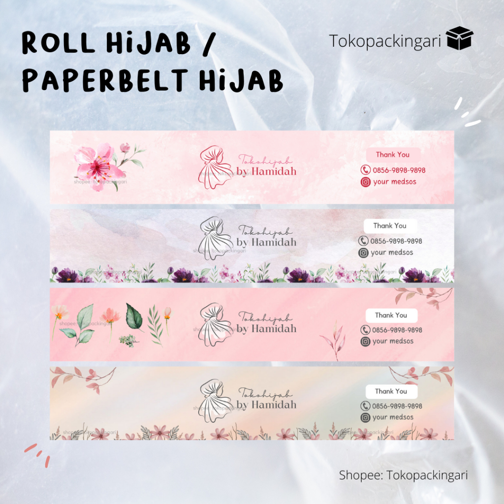 Jual Paper Belt Hijab | Roll Hijab | Sleeve Hijab | Hiasan Aksesoris ...
