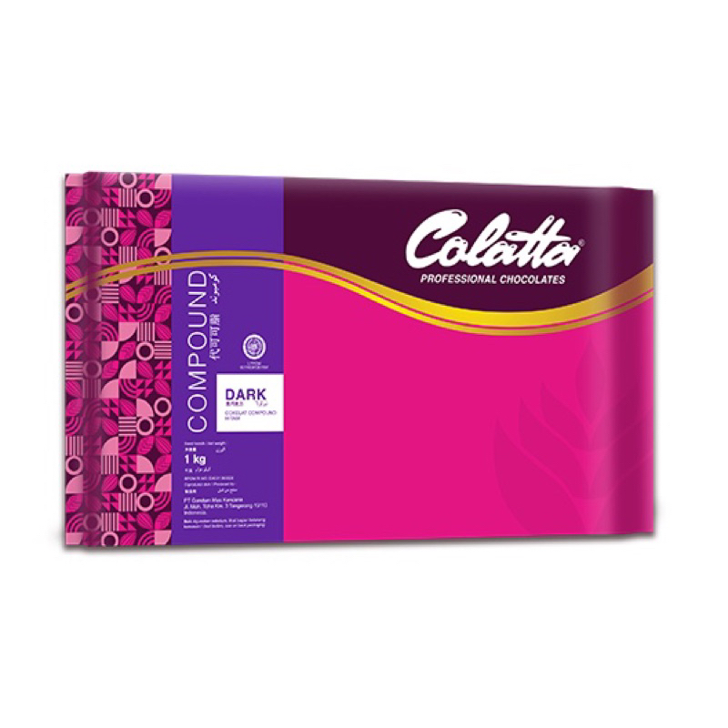 Jual Colatta Dark Chocolate Compound 1kg | Shopee Indonesia
