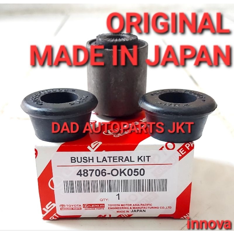 Jual KARET STABIL KIT LATERAL BELAKANG INNOVA HILUX FORTUNER ORIGINAL ...