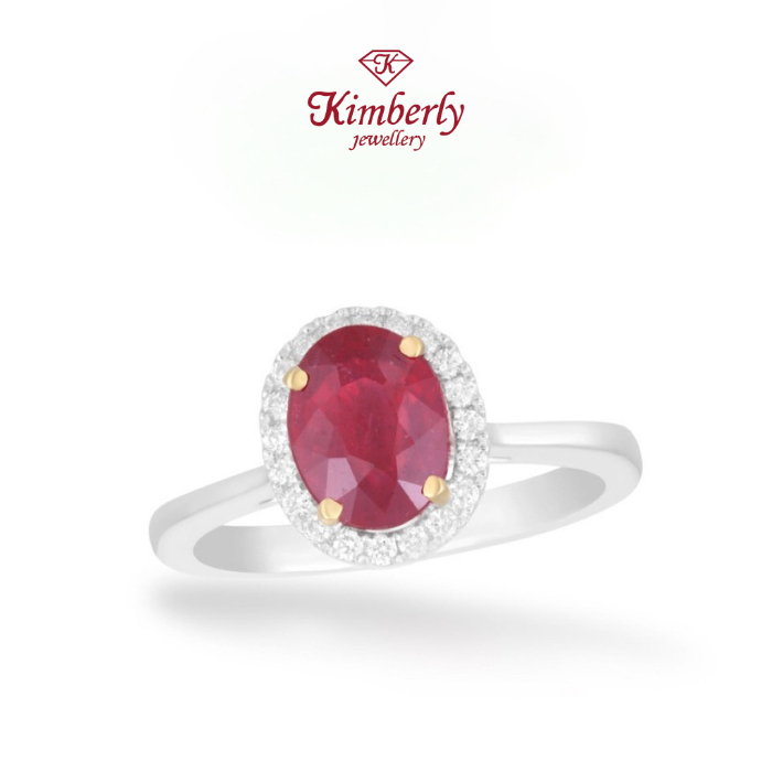 Jual Cincin Berlian Batu Ruby KLR579100 - Kimberly Jewellery | Shopee ...