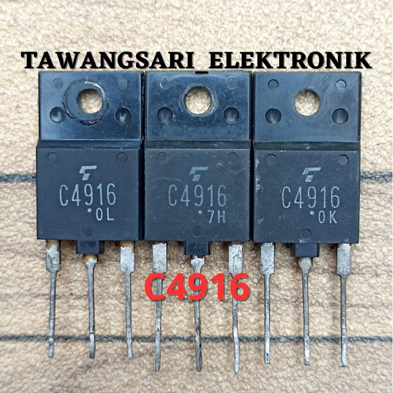 Jual C4916 TR C4916 KUALITAS 100% ORIGINAL TRANSISTOR C 4916 DUMPER ...