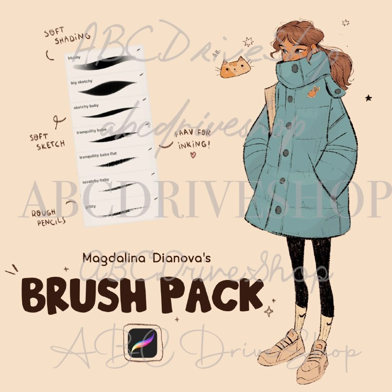 Jual Procreate Brush - MD Brush Pack | Shopee Indonesia