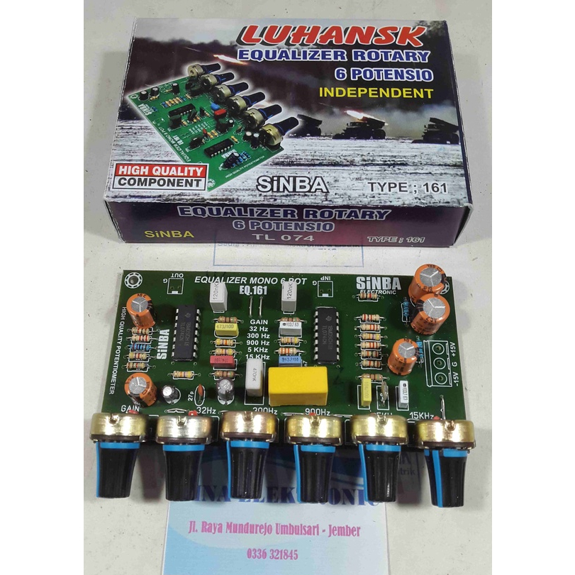 Jual KIT TONE CONTROL EQUALIZER 6 CHANNEL MONO Shopee Indonesia