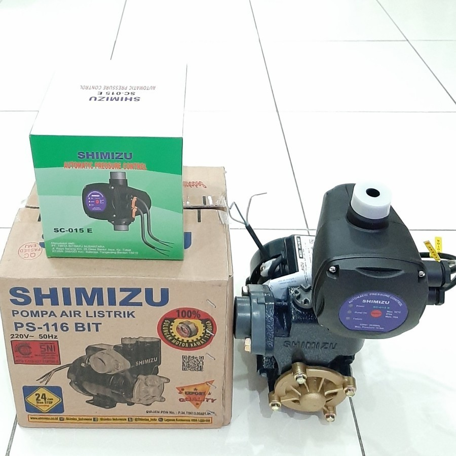 Jual Paket Komplit Pompa Dorong Shimizu Pompa Booster Tandon Atas Ke ...