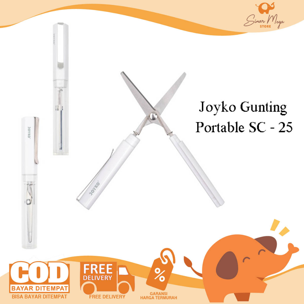 Jual Joyko Gunting SC-25 / Gunting Portabel / Portable Scissors ...