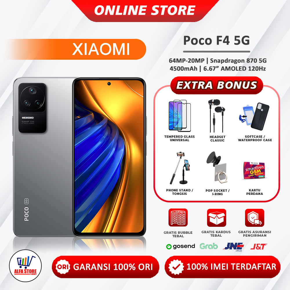 Jual Xiaomi POCO F4 POCOPHONE F4 5G NFC Ram 8/256Gb Garansi Resmi ...