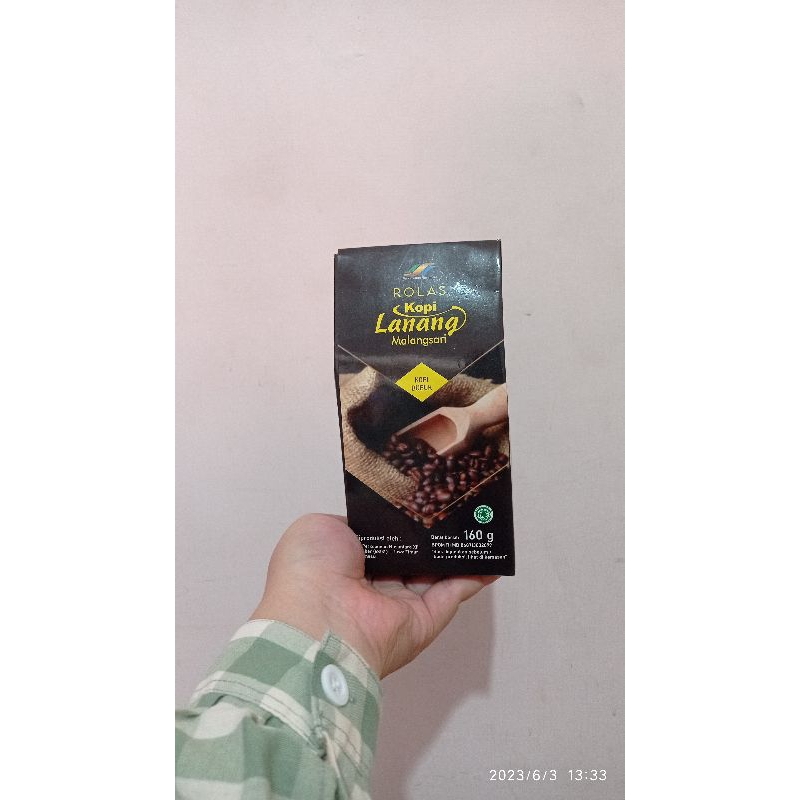 Jual ROLAS Kopi Lanang kemasan batu 160g | Shopee Indonesia