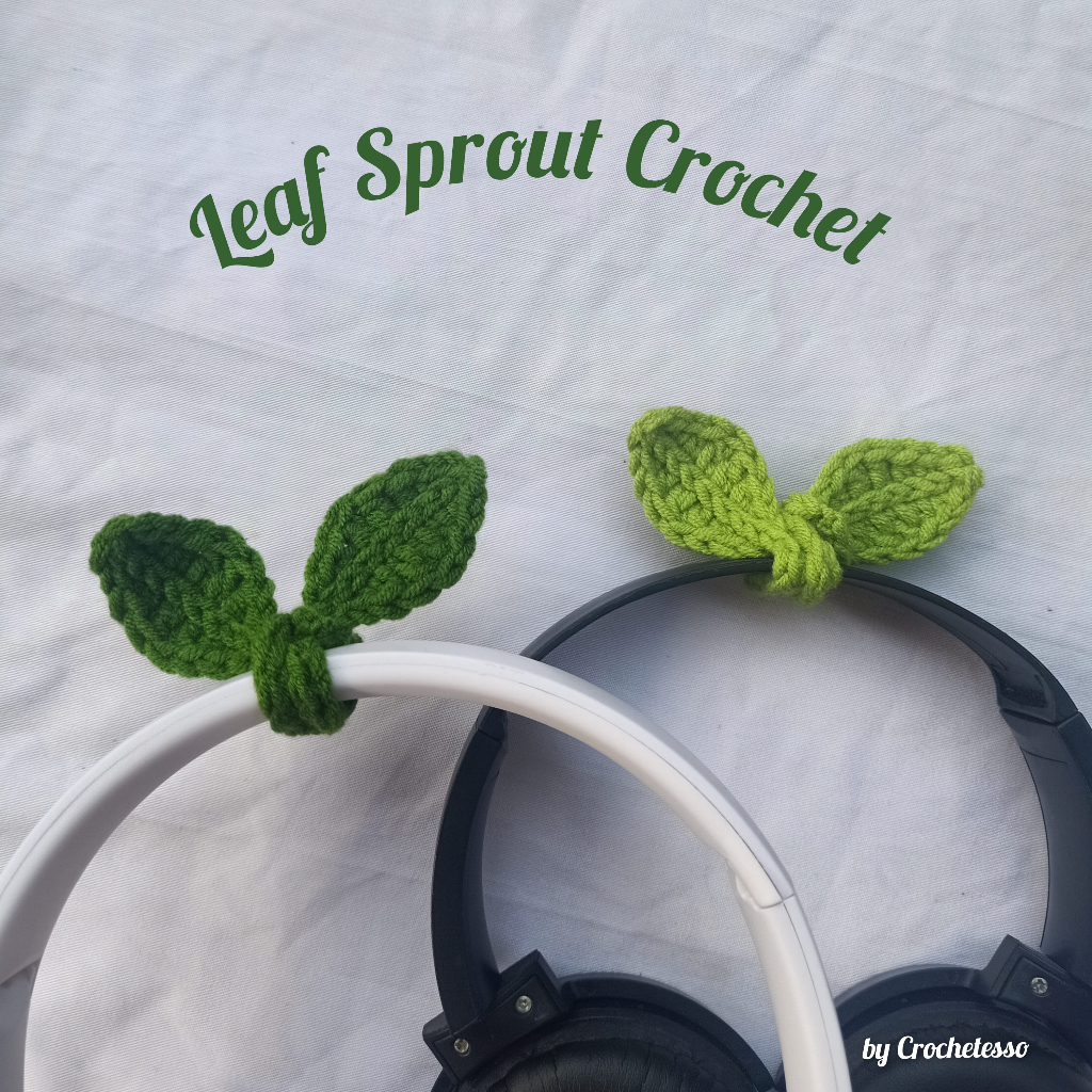 Jual Leaf Sprout Crochet Hiasan Headphone Shopee Indonesia