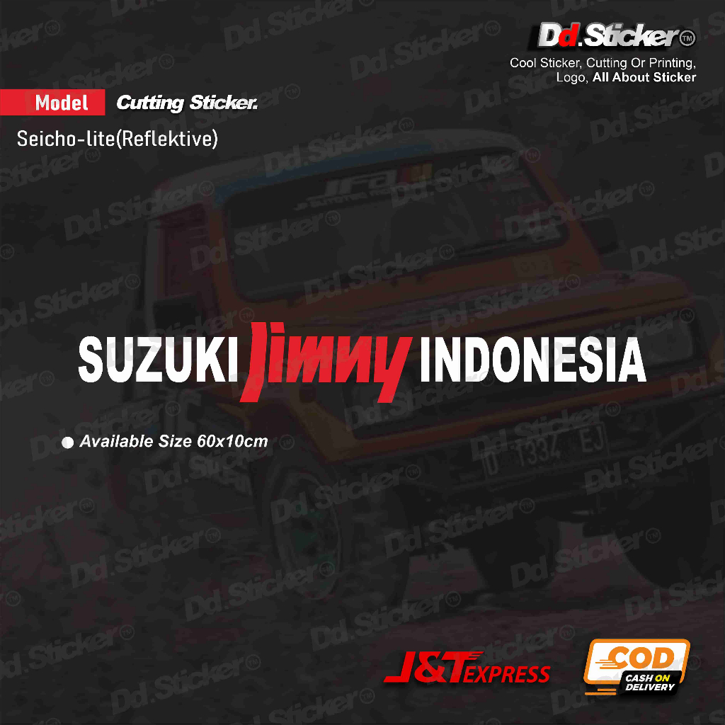 Jual Sticker SUZUKI JIMNY 4x4 Mobil | Cutting Sticker | Shopee Indonesia