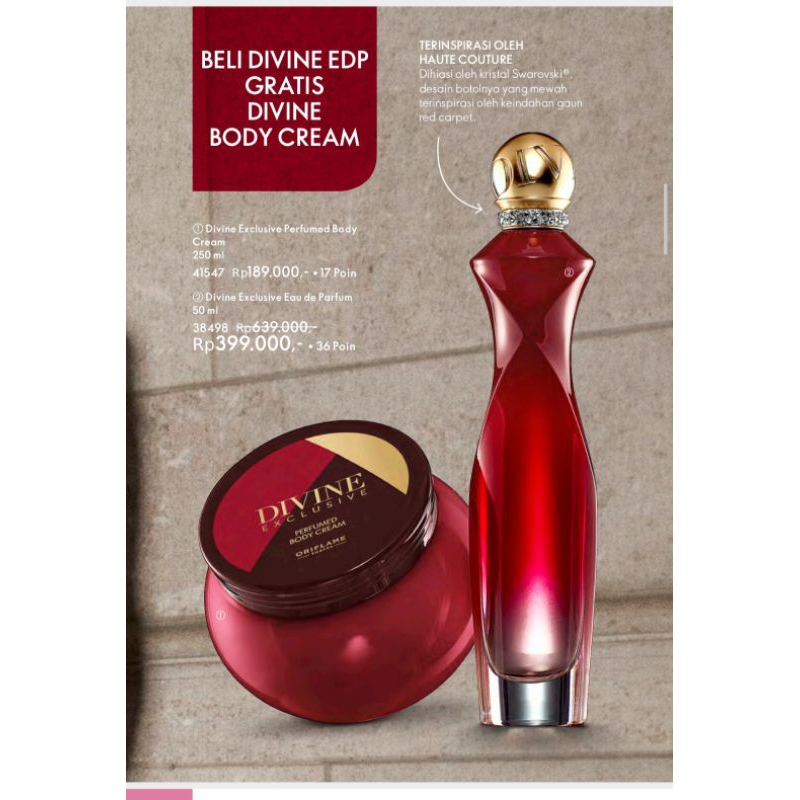 Jual Divine Exclusive EDP/Body Cream | Shopee Indonesia