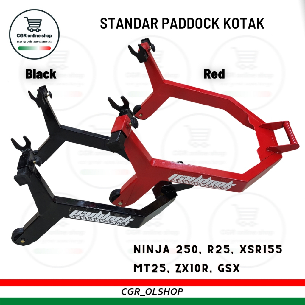 Jual Standar Paddock Kotak Pedok Belakang Ninja 250 R25 Gsx Mt25 Yamaha ...