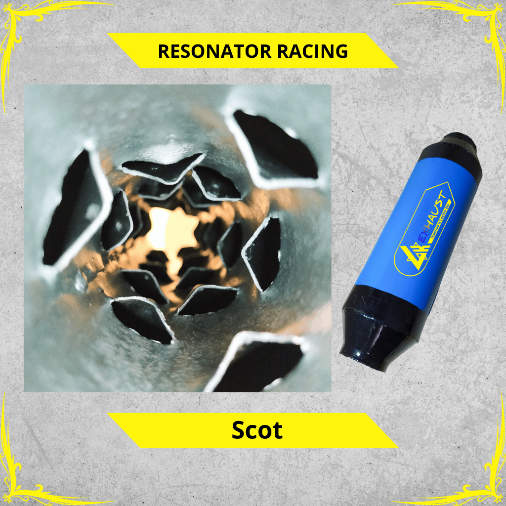 Jual Resonator Scoot Bass kering tabung knalpot standar racing mobil ...