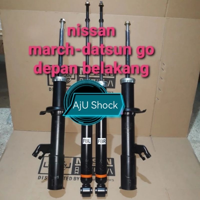Jual shockbreaker shock absorber nissan march / datsun go depan ...