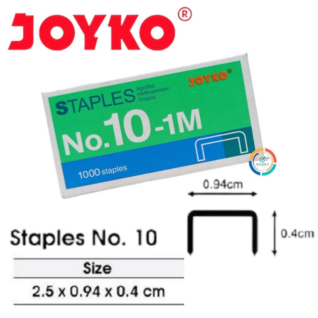 Jual Isi Staples No.10 - 1M Joyko | Shopee Indonesia
