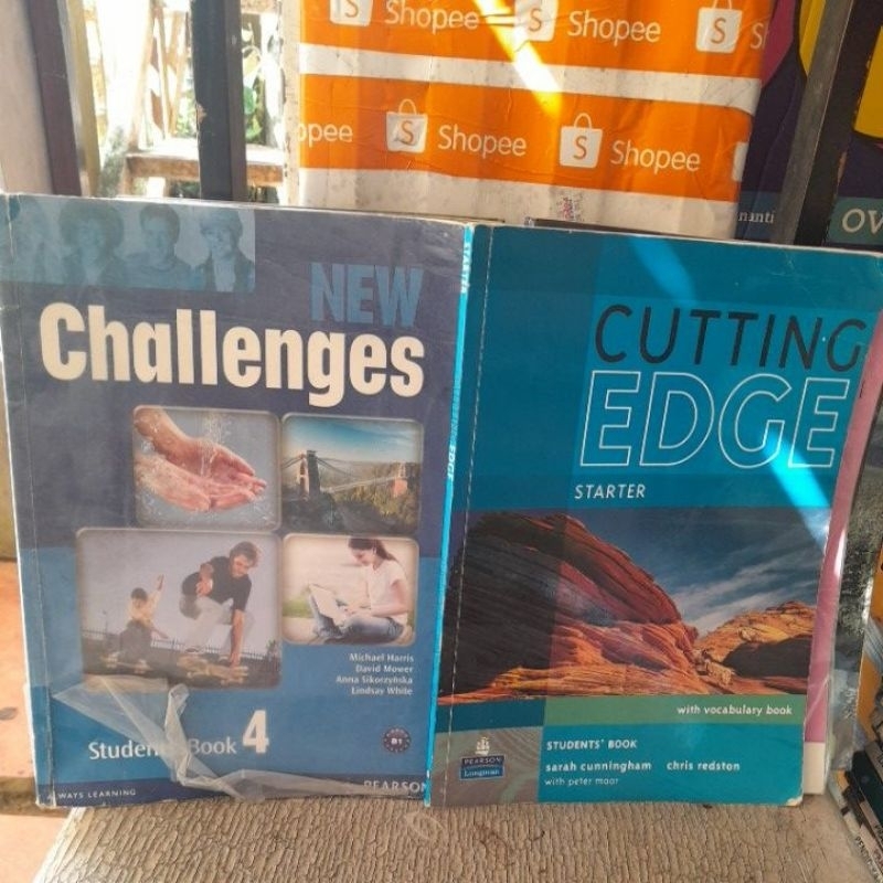 Jual buku NEW Challenges students book 4 & cutting EDGE STARTER ...