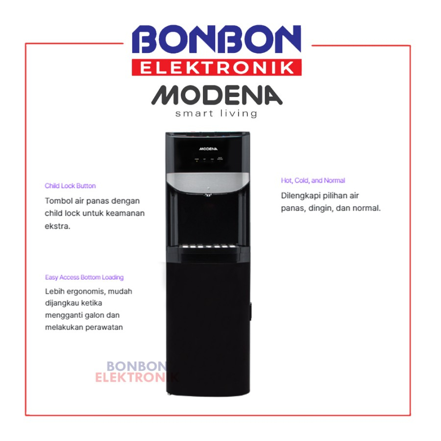 Jual Modena Water Dispenser Galon Bawah Davion DD 7106 L / DD7106L ...