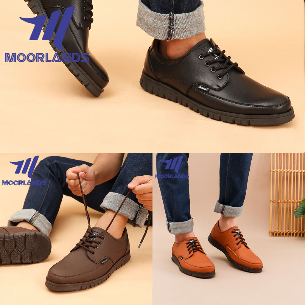 Jual Moorlands Sepatu Pria Casual Tali Sepatu Semi Formal Pria Sepatu