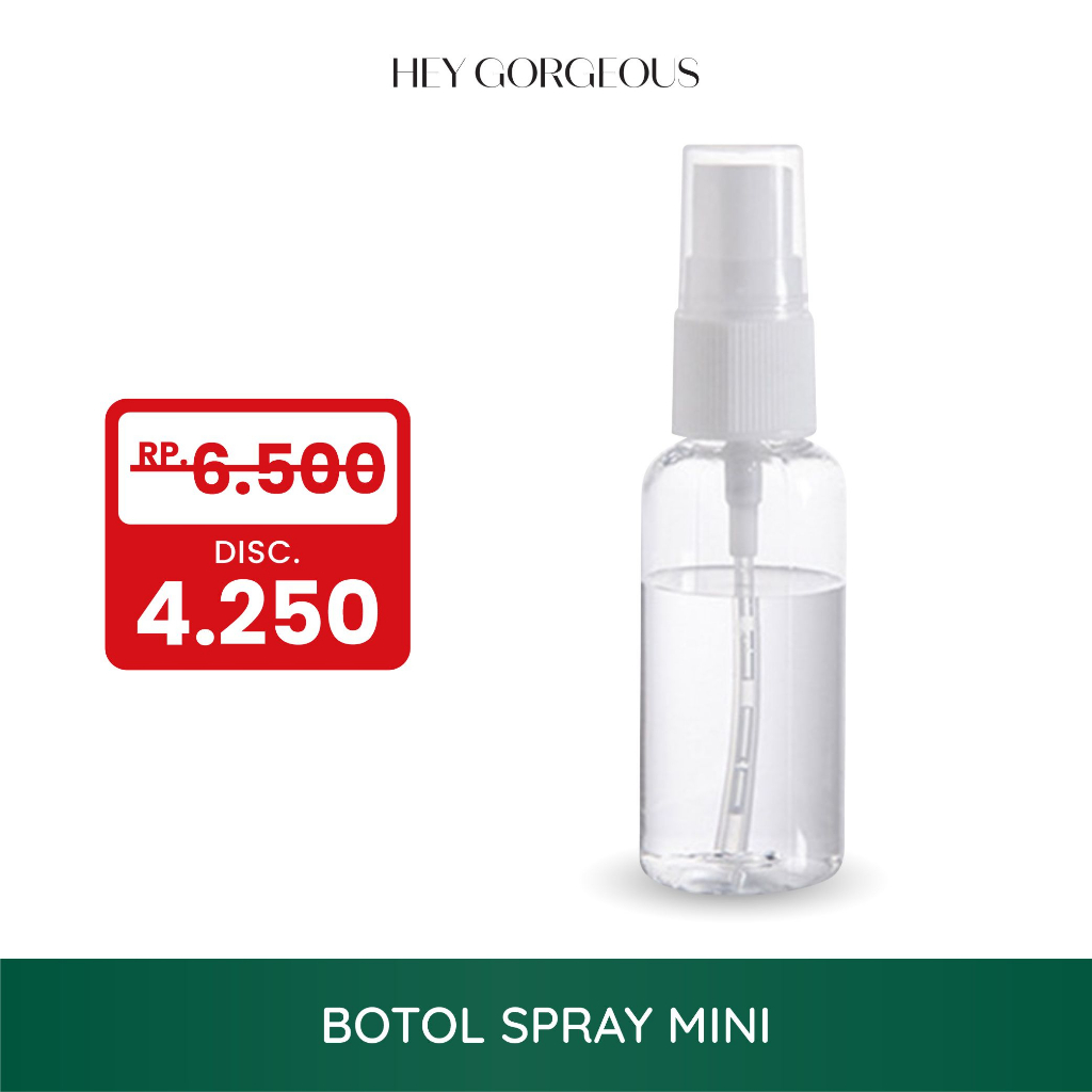 Jual Botol Plastik Spray Mini kosong / Botol Kosmetik Mudah Dibawa ...