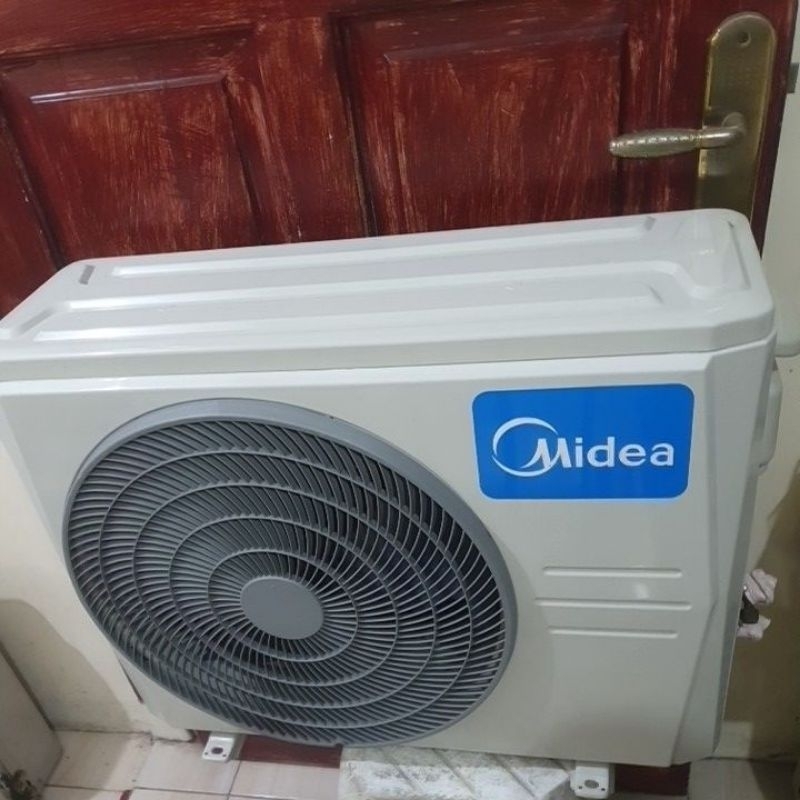 ac midea 1 2 pk second