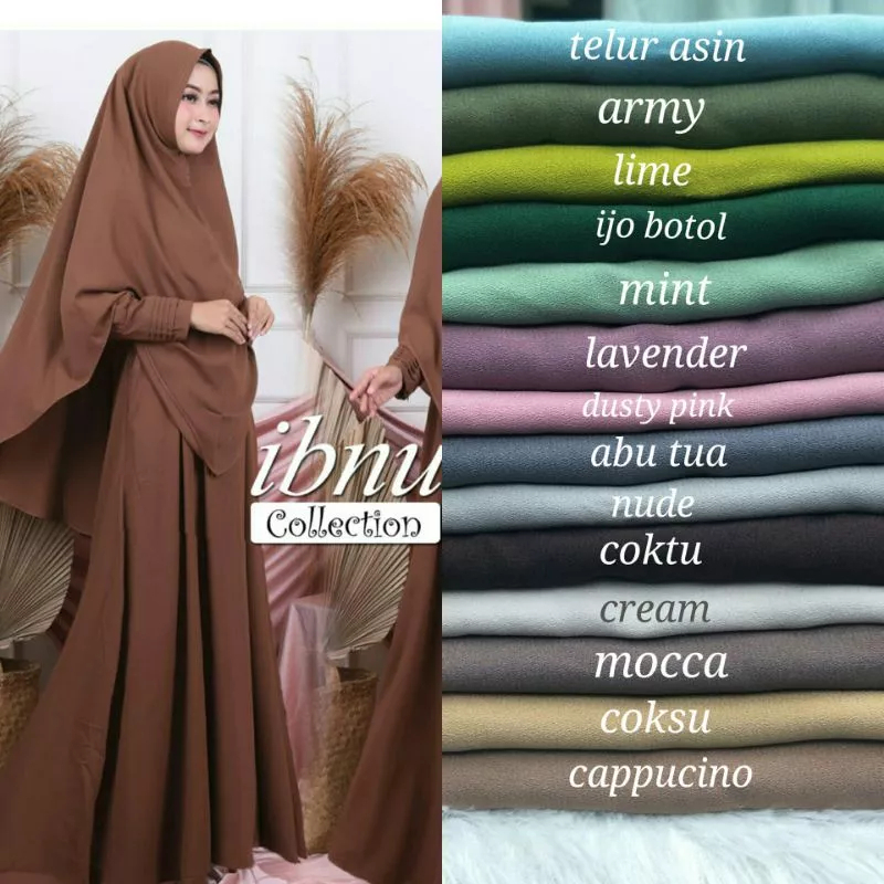 Jual Khimar Model V Ibnu collection Original Premium crab | Shopee ...