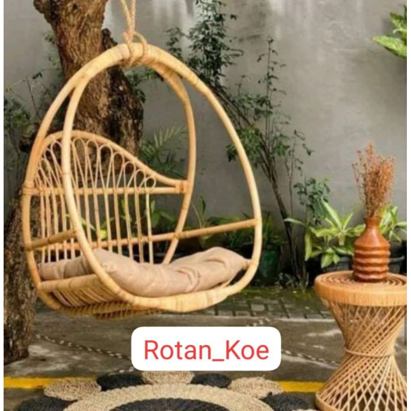 Jual Ayunan Rotan Classic atau Ayunan Gantung Rotan Alami Shopee