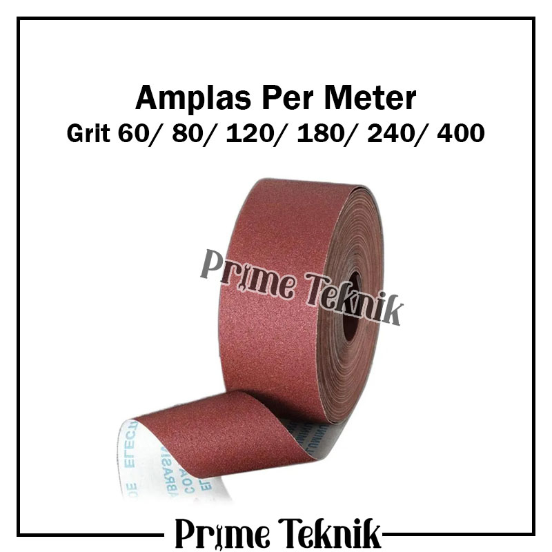 Jual Amplas Kain Meteran Roll Grit 60 80 120 180 240 400 Harga Per