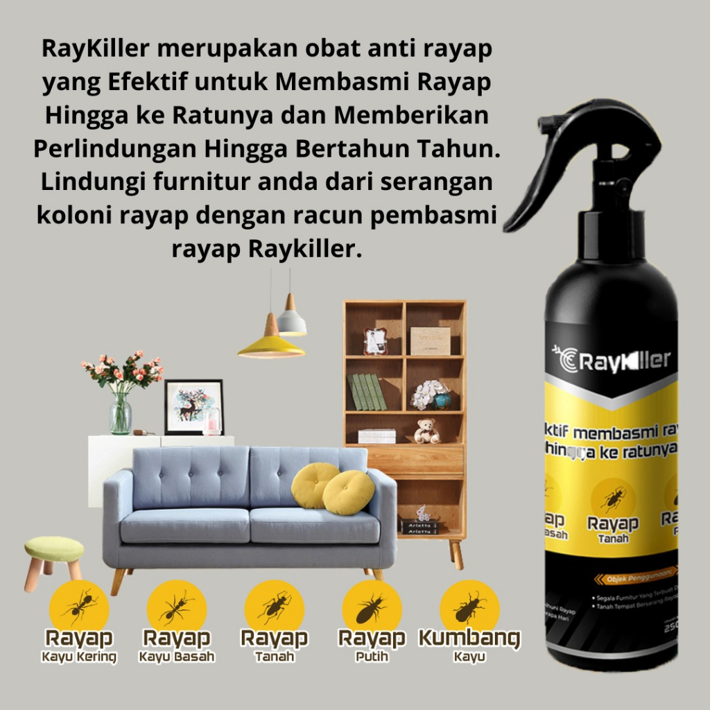 Jual PAKET Pembasmi Serangga - RayKiller Pembasmi Rayap dan ...