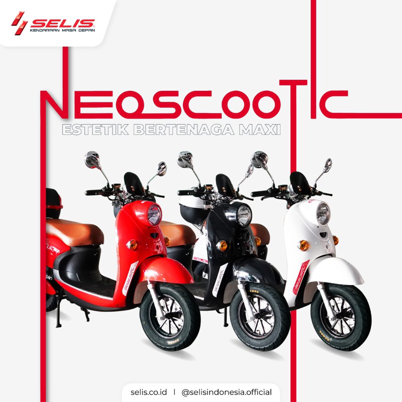 Jual Motor Listrik Selis Molis 1500watt Neo Scootic | Shopee Indonesia