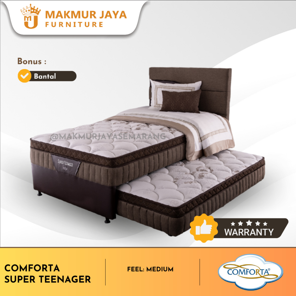 Jual KASUR SORONG COMFORTA 2IN1 SUPER TEENAGER | SPRINGBED | Shopee ...