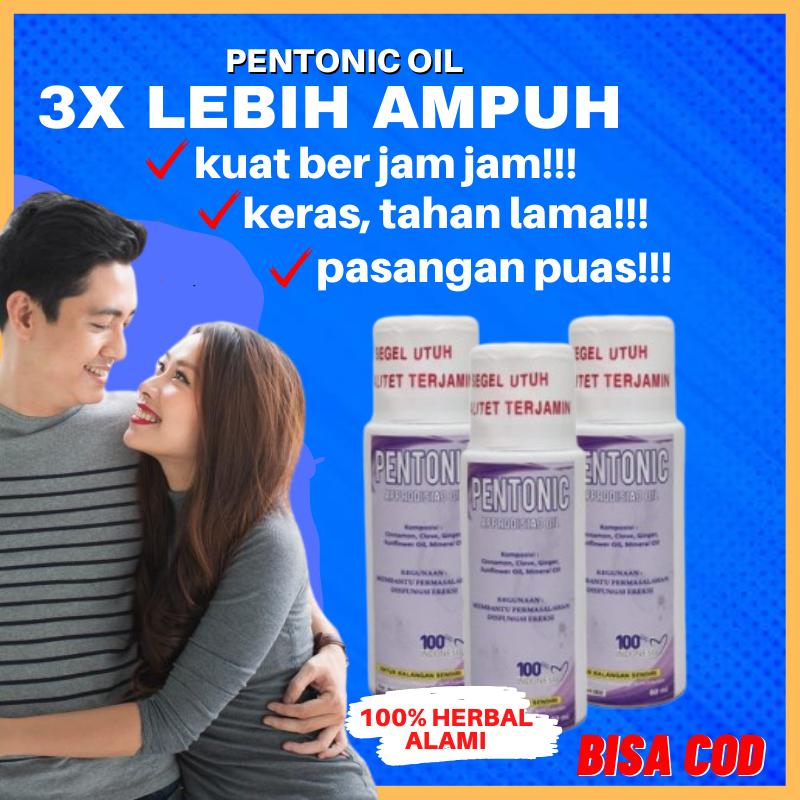 Jual Obat Kuat Oles Pria Tahan Lama Sex Original 100 Pentonic Oil